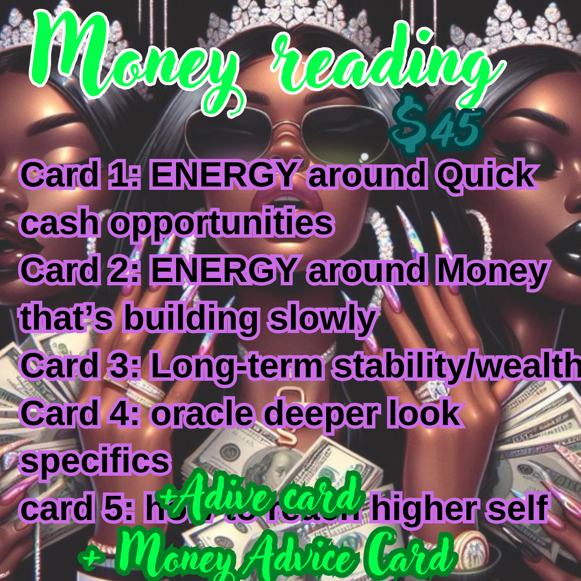 5 card money readings