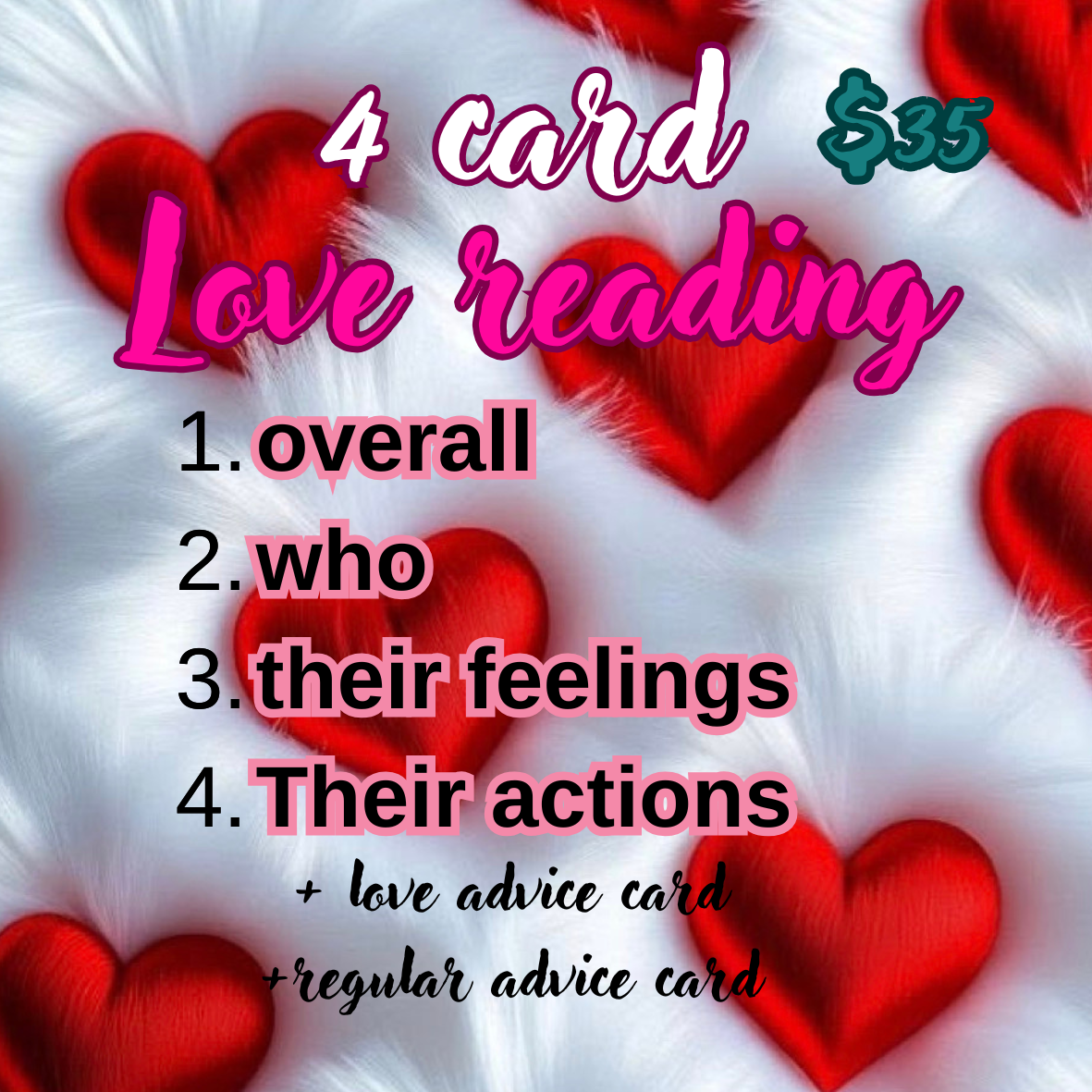 4 card love reading